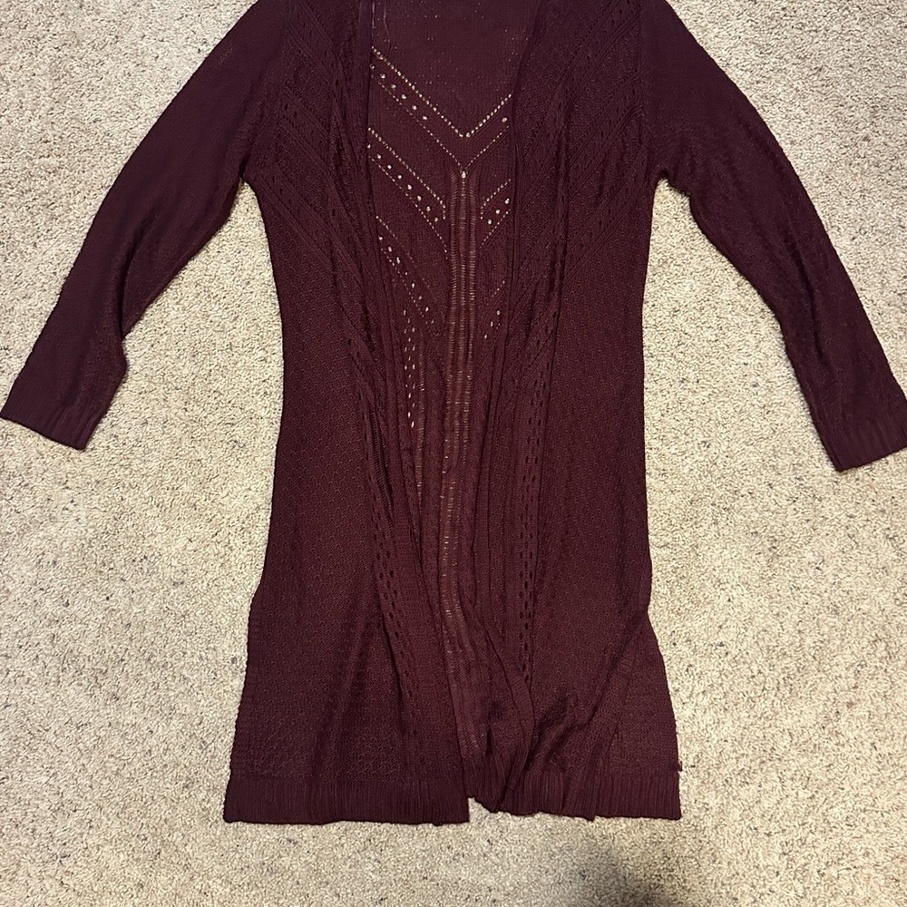 Women's Burgundy Sweater